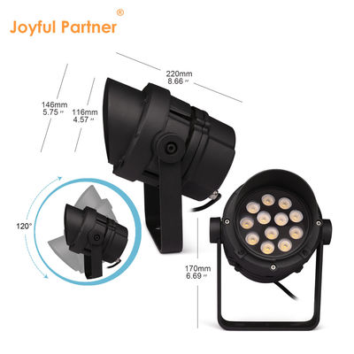 高明るさ 丸型 屋外 RGB LED スポットライト IP65 LED 景観樹