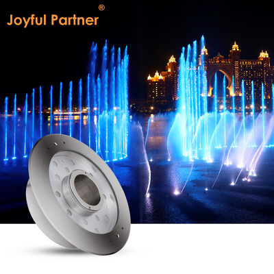LED 噴水ノズルライト DC12V/24V IP68 RGB DMX DIA250mm 水流風景 暗調可能