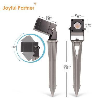 スクウェアツリー LED ガーデンスポットライト 防水 IP65 アルミ 屋外芝生ランプ CE 認証