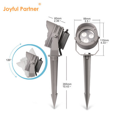 IP65 12V DC ディムニング 装飾型 LED スポットライト アルミニウム 屋外景観ランプ