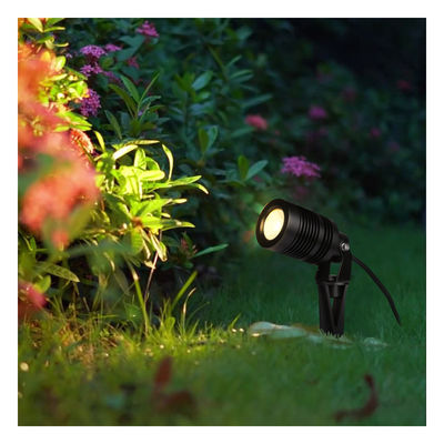 COB 景観照明 調整可能 10W 24V または 100~240VAC RGBW アルミニウムボディ 4in1 Yard Pathway