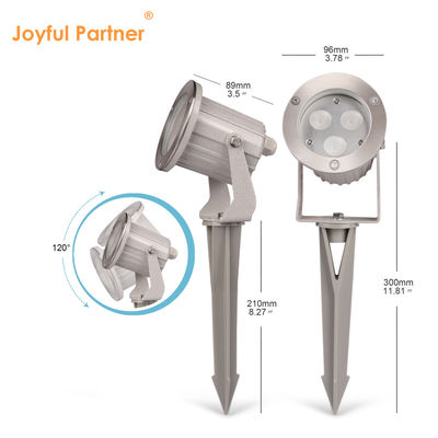 RGB 色彩豊かな風景 屋外 木のスポットライト 防水 9W ガーデン LED 投光灯