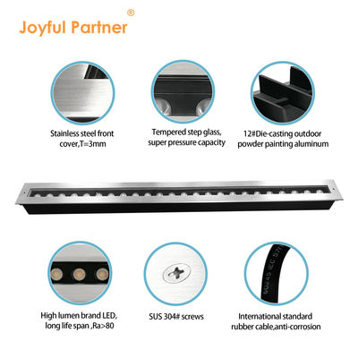 24W DC 24V LED 地下光 防水 埋葬 敷地内 床照明
