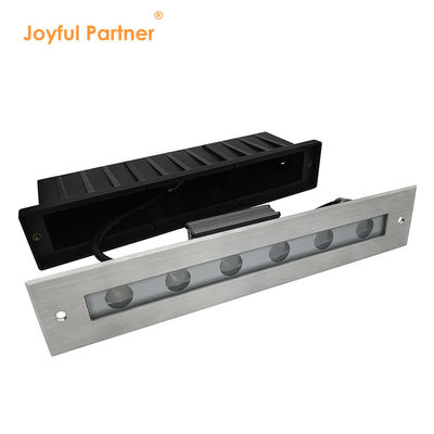 暖かい白色LED地下灯 SUS 316 6W 12W 庭園リセット線形照明