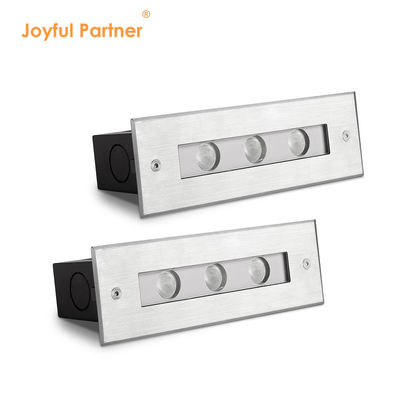 埋葬された水不透地下灯 DC24V 3X1W LED単色CREE/OSRAM LED