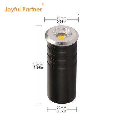 ミニLEDステップライト ステンレススチール製フロントカバー 1W CREE XPE LED アルミニウム製バックボックス付き