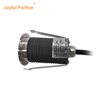 IP67 イングラウンドライト ミニ埋葬ライト 12V 24V ホットホワイト DIA45MM レンズのない冷凍ガラス