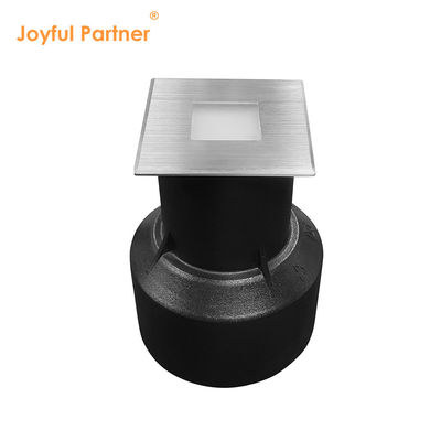 IP67 LED 地下照明 1W 2W 3W 収納式アップライト スクウェアSSカバー