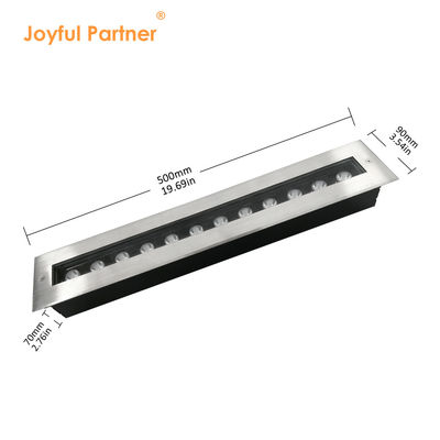 500mm 長さ LED 斜面線形灯具 12W IP67 防水 オーダーメイド