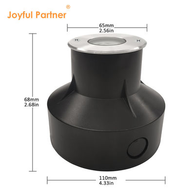 1W 3000k ホットホワイト LED 地下灯 IP67 地中に埋もれた