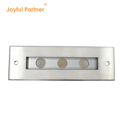 LED内地ライト DC24V 3W 6W 3000K #316 SS IP67 線形長 195MM + 温かいガラス