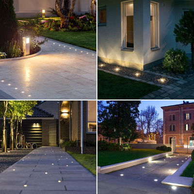 ステンレス・スティール・インセッテッド・スモール・デッキ照明 1W 2W 3W LED地下ランプ