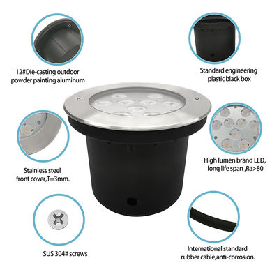 屋外 収納 高電源 9W LED 地下 照明