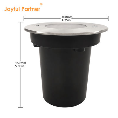 地面横道ライト IP67 3W 6W 9W 316SSカバー DC24V プラスチックバックボックス あなたの庭を照らすために