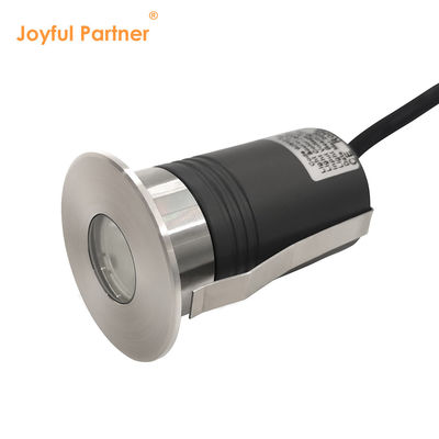 3W IP67 収納型丸型デッキライト 316 ステンレス鋼 LED 地下ランプ