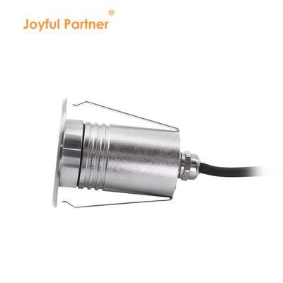 ミニ 収納式 1W 2W LED 地下プールライト IP68 3000k 12V / 24V DC
