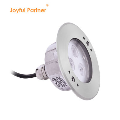 3W 防水 IP68 LED 水下プールライト 316 SS RGB DMX512 池灯