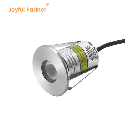 ステンレス鋼 RGB3 in 1 カラフルなスイミングプールライト 水中ミニ LED 埋め込みランプ 3W DC 24V プラスチック製取り付けスリーブ付き