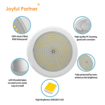 42W 12VAC 潜水池 LEDライト IP68 壁掛け RGB LED プールライト