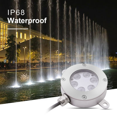 水中のLED噴水灯 6W RGB IP68 防水噴水灯 2700k - 6000k