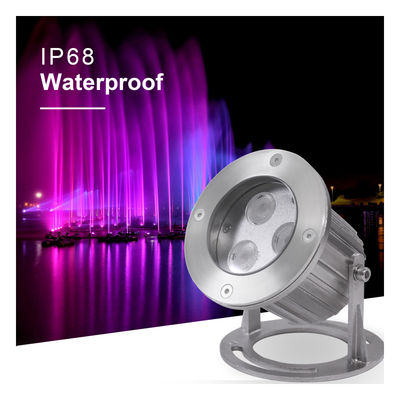 ステンレス鋼 316L 潜水池灯 6W LED 噴水灯