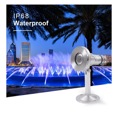 防水 IP68 スイミングプールライト Rgb Dmx SS 316 LED 噴水灯 設置支架付き