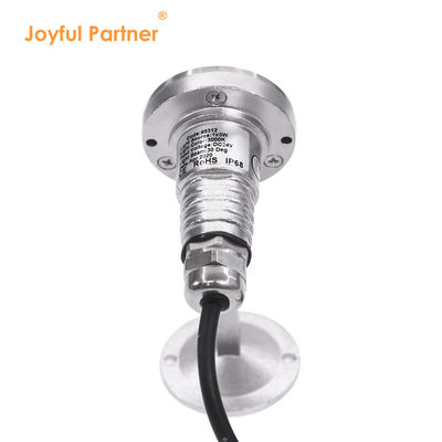 防水 IP68 プールライト RGB DMX SS316 LED 12V DC マウントブラケット付き