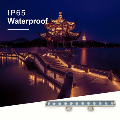 アルミ色 18W LED ウォール 洗濯機 ライト 屋外 防水 線形 ライト