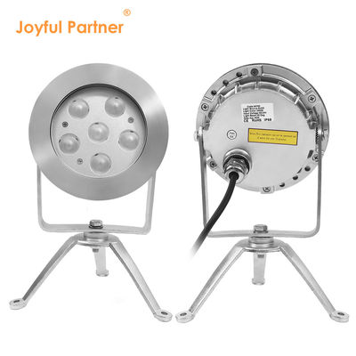 RGBW LED 水中スポットライト ステンレス鋼 316 DMX512 コントロール 12V 24 ウォルト 多色変化