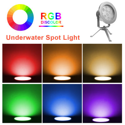 色とりどりの RGBW 水の噴水 LEDライト DMX コントロール ステンレス ステンレス ステンレス ステンレス ステンレス ステンレス