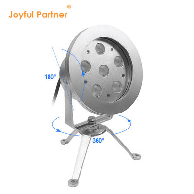 LED噴水灯 6*2W RGB DMXステンレス鋼316 ボディ DC12V/24V IP68 プール用