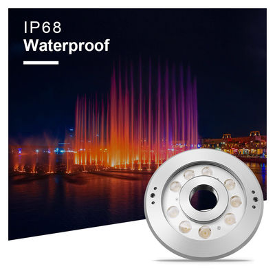 ステンレス鋼の潜水式LED噴水灯 IP68 DC24V CE認証
