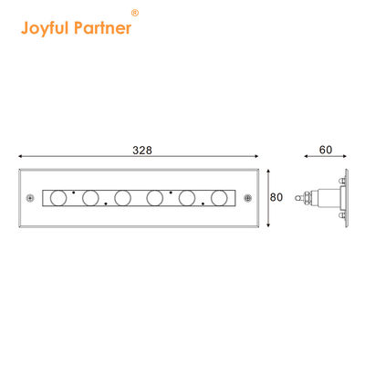 スタッドレスタイヤ 316L 水中の線形光 収納されたプールライト LED