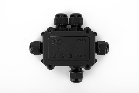IP68 屋外ナイロンケーブル電気防水ジャンクションボックス 2/3/4/5/6ウェイコネクタ プラスチックボックス