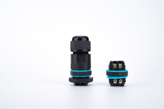 新世代防塵 IP68 防水クイックコネクタ 配線用 2方向 3芯 屋外電気
