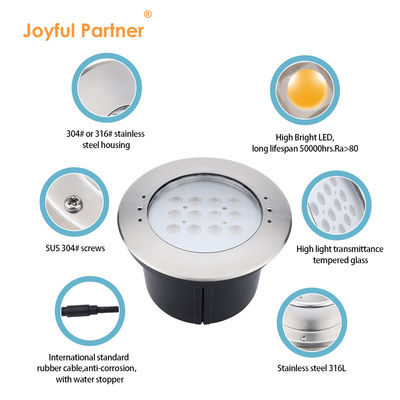 最新 工場直線 IP68 防水 316 ステンレス スチール 潜水プールライト 20W/40W LED 池灯