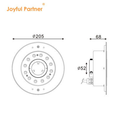 水中LED噴水ライト IP68 12W 24W 36W 温白色 RGB RGBW4in1 ステンレス鋼316L DC 24V