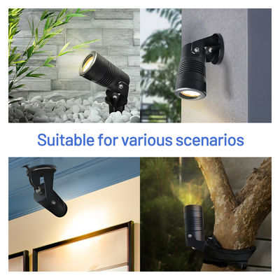 IP65 アルミニウム LED ガーデン スパイクライト COB LED 室外景色を照らす