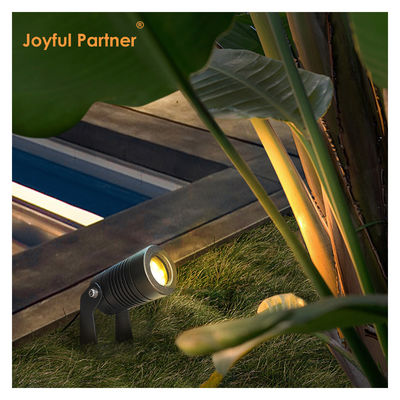 スパイクまたはアルミのマウントベースを持つ小型LEDガーデンスポットライト