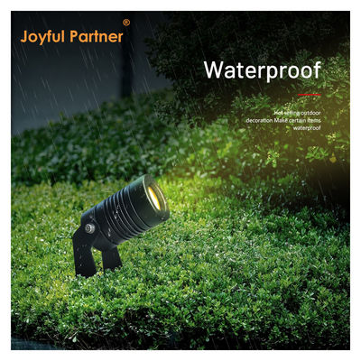 スパイクまたはアルミのマウントベースを持つ小型LEDガーデンスポットライト