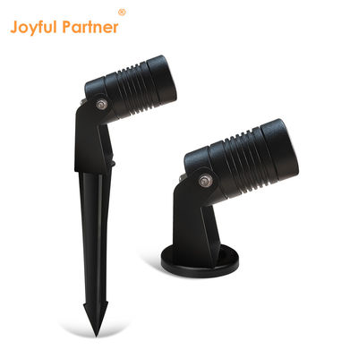 スパイクまたはアルミのマウントベースを持つ小型LEDガーデンスポットライト