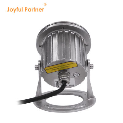 LED水中ライト IP68 ステンレス鋼316 3x2W 池用 マウントベース付き