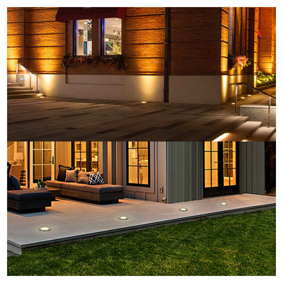 ガーデン地下灯 IP65 防水 アルミ AC100-240V COB LED 6W 設置ボックス