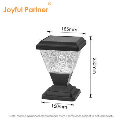 屋外太陽光柱ヘッドライト IP65 防水 2835 SMD LED 150lm/w 紫外線防止PCハウジング