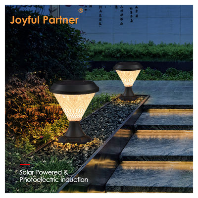 ソーラー・ボラードライト ABS素材 ポリ結晶スローアパネル エピスター SMD DIA245mm IP65 APP 制御式防水