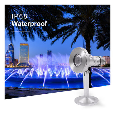 防水LED水面照明 DC24V 12V RGB CE証明書付 設置支架 IP68