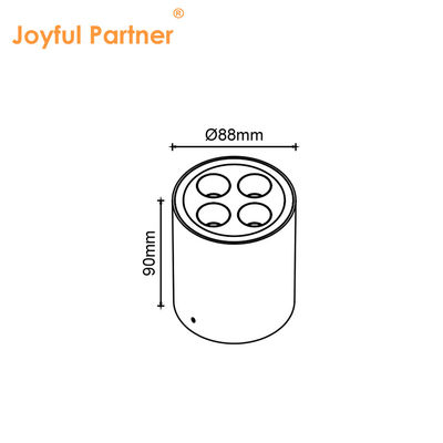 IP65 天井照明 表面上 設置 下部照明 防水スポット照明 6000K Smd 白色 LED 下部照明
