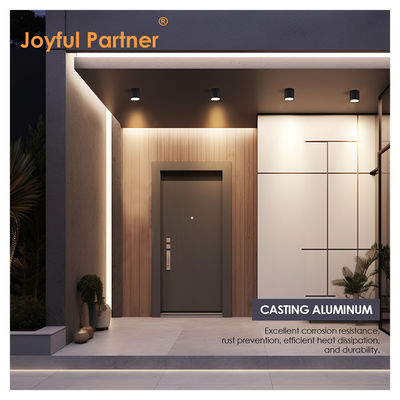 スポットガーデンLED 天井ライト 表面マウント 円筒型 アルミニウム 220V 8W 3000K ホワイト