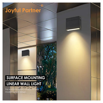 上下照明 現代のLED 壁掛け 庭庭灯 10W 黒白 住宅 カラー 防水 IP65