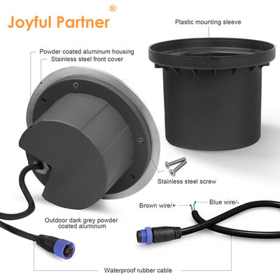 埋もれた地下アップライト カードライブオーバー タイプ 8W 15W 20W サイド・エミティング 地下用